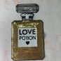 Brown letter sequin bottle patch, sequin patch, sequin letter patch jacket supplies