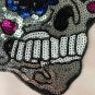 Silver skull sequin patch patch T-shirt patch patch hoodie patch