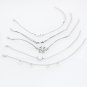 New trend snowflake opal five-pointed star crescent round bracelet five-piece jewelry set