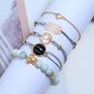 Fashion Braided Bracelet Turquoise Bracelet Turtle Map Love Five Piece Set Bracelet