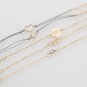 New fashion wind hollow hexagonal opal hollow love circle map zircon bracelet five-piece