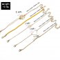 Simple hollow love rose bracelet Ming yellow soft rope world map five-piece bracelet bracelet