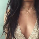 Fashion Diamond Star Multilayer Women's Necklace Tassel Pendant Necklace