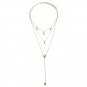 Fashion Diamond Star Multilayer Women's Necklace Tassel Pendant Necklace