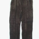 J M Collection Drawstring stretch pants Large Brown NEW