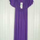 Spense  Dress Skirt Pl Large Purple Cap Slv Embroidered