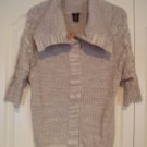 Canyon River Blues sweater Top Medium Gray  Cardigan