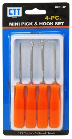 CTT Tools Mini Pick Hook 4 pc Cotter O ring Spring NEW