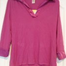 Covington Top Shirt Small Lavender Collared Johnny NEW