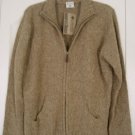 Columbia Sportswear Sweater XL Brown Zipper Acrylic NEW