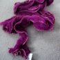 Cejon Scarf Wrap Scarve Berry Sparkle Knit Crinkle New