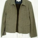 Jessica Ash 2 pc Outfit Jacket Pants 10 Wool Brown NEW