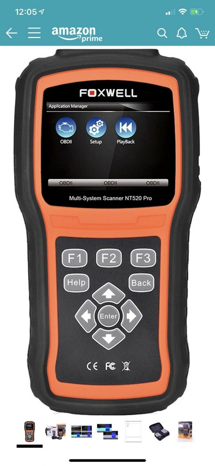 FOXWELL NT520 Pro OBD2 For Porsche ABS SAS DPF EPB Update