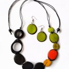 NECKLACES FOR WOMEN, Handmade jewelry, Multicolored necklaces, TAGUA NUT JEWELRY