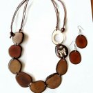 Fair trade necklaces, Tagua nut jewelry, Handmade tagua necklaces, Colombia