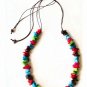 Women's necklaces, multicolor necklaces, Tagua nut jewelry, Colombian necklaces
