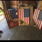 Kneeling Soldier Framed Flag