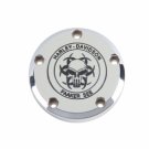 16159-213-1317-CHRCN Twincam Point Cover Chrome Contrast FAAKER SEE AUSTRIA SKULL Trooper