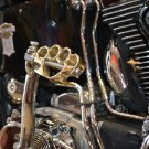 11936-165-4112-BRS Harley Davidson Kicker Pedal Knuckleduster BRASS POLISHED
