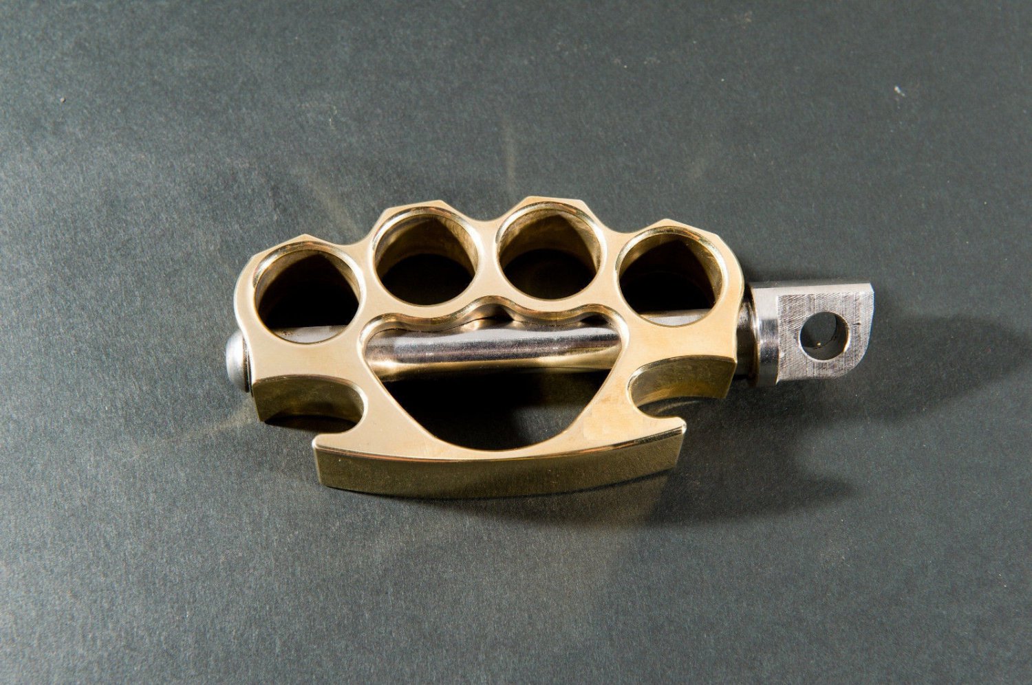 11936-165-4112-GLD Harley Davidson Kicker Pedal Knuckleduster Gold-Plated 14k