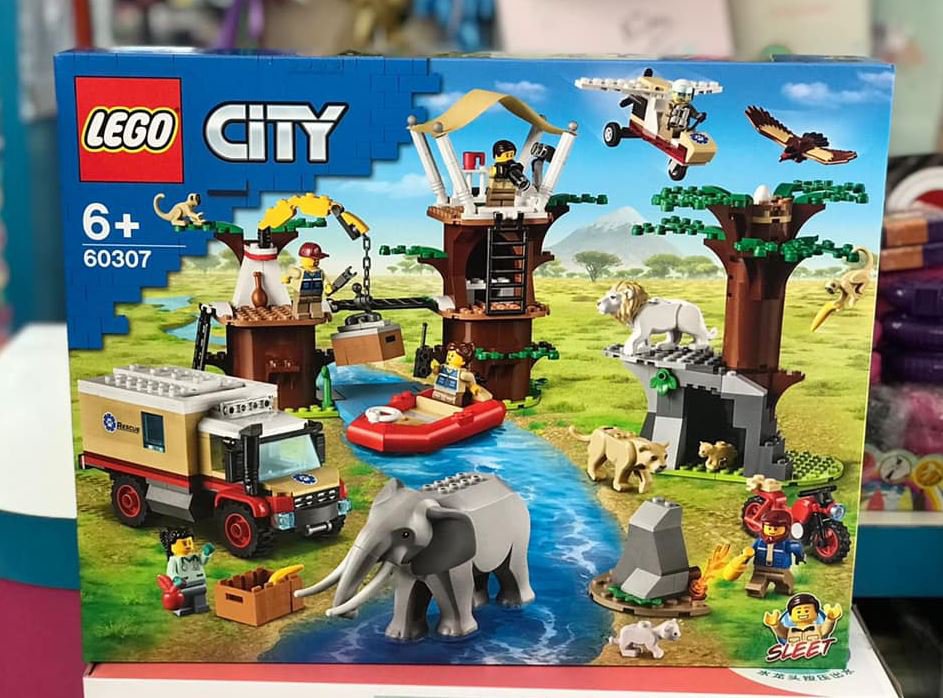 LEGO 60307 City Wildlife Rescue Camp Building Kit (503 Pieces)