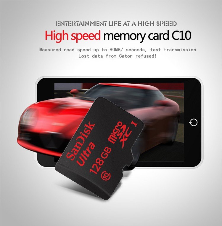 Sandisk-Micro-GB 64GB 32GB 16GB  MICROSD ULTRA SCHEDA MEMORIA