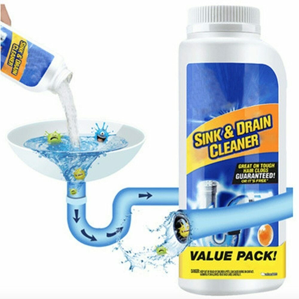 Powerful Sink and Drain Cleaner Drain Agent for Bathroom Drainage Strainer Hair