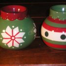 Christmas Ornament Tea Light Candle Holders