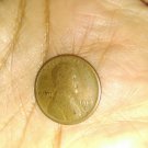 1916 S Rare Wheat Lincoln Penny- 95 Percent Copper, Collectors Gold