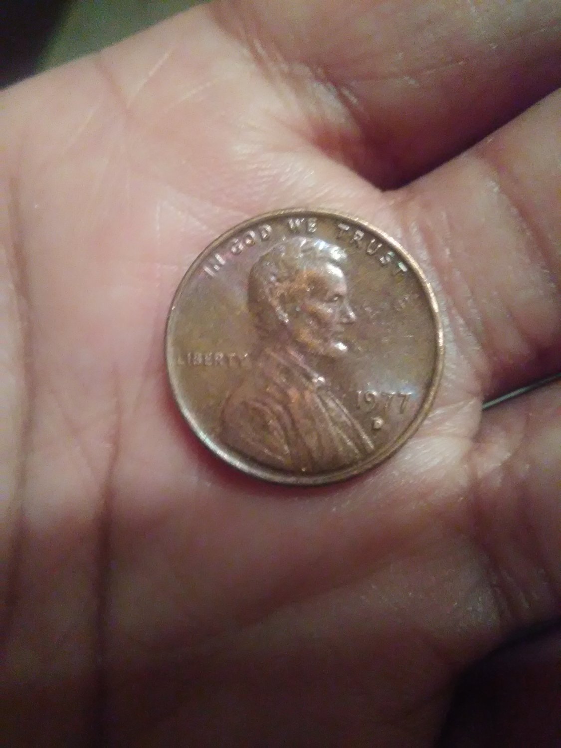 Extremely Rare 1977 D Wheat Lincoln Penny- Rare Old US Coins