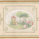 VICTORIAN PEACOCK SOFT CREAM FAUX WALLPAPER WALL BORDER