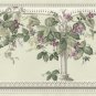 GORGEOUS VICTORIAN SILVER COLUMNS WALLPAPER WALL BORDER