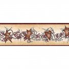Folk Country Rusty Hearts Stars Wallpaper Wall Border