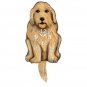 Labradoodle Dog Wagging Pendulum Clock