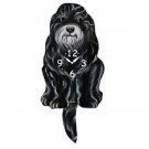Schnoodle Dog Wagging Pendulum Clock