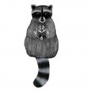 Raccoon Pendulum Wall Clock