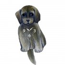 Tibetan Terrier Dog Wagging Pendulum Clock