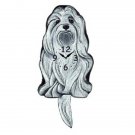 Maltese Dog Wagging Pendulum Clock