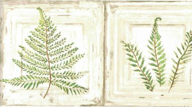Leaves NL57041B Wallpaper Border