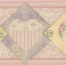 Heart Diamond 7055-029B Wallpaper Border