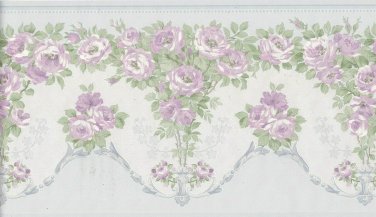 Flower 136B69574SB Wallpaper Border