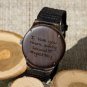 Your Handwriting Engraved Wooden Watch For Men Anniversary Gifts For Boyfriend
