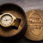 Your Handwriting Engraved Wooden Watch For Men Anniversary Gifts For Boyfriend