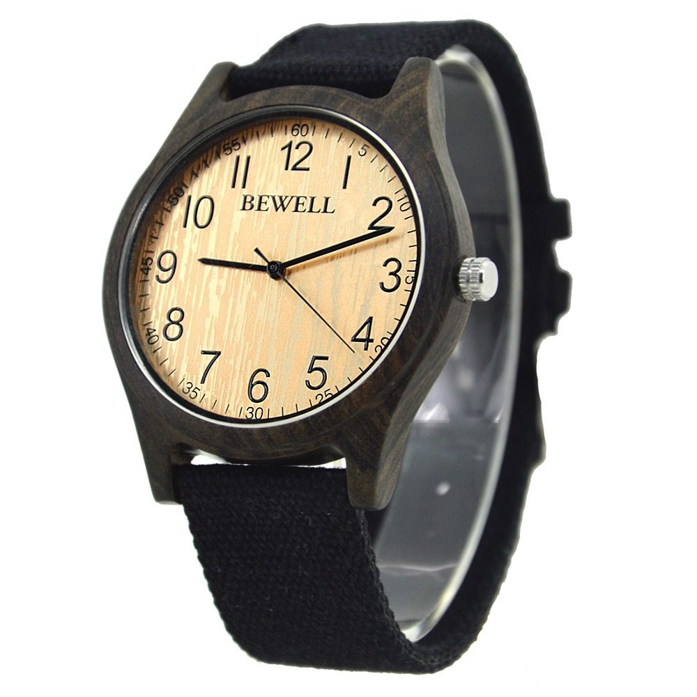 BEWELL  wooded watch