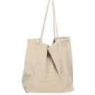 Women Corduroy Shopping Bag Female Canvas Cloth Shoulder Bag Environmental Storage Handbag Reusable