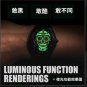 Mechanical wooded Watch Men Automatic Stainless Steel Waterproof Watch Black Wristwatch