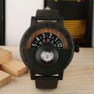 Men Wooden Watch Sandalwood Compass Design Bamboo Wood Quartz Watches Leather