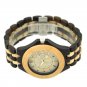 BEWELL Men's Wooden Watches Analog Quartz Date Wood Band Wrist Watch Xmas Gifts