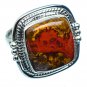 Moroccan Agate 925 Sterling Silver Ring Size 6.25 Ana Co Jewelry