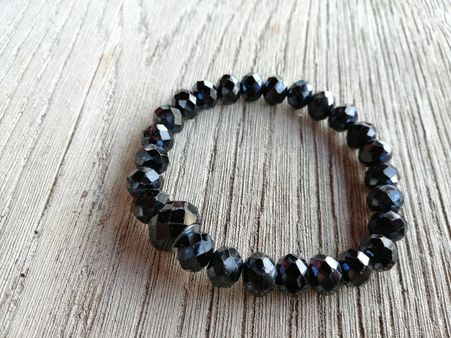 Black swarovski Crystal  bracelet